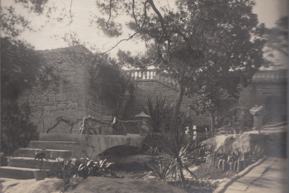 Villa Frere Malta - Garden circa 1920