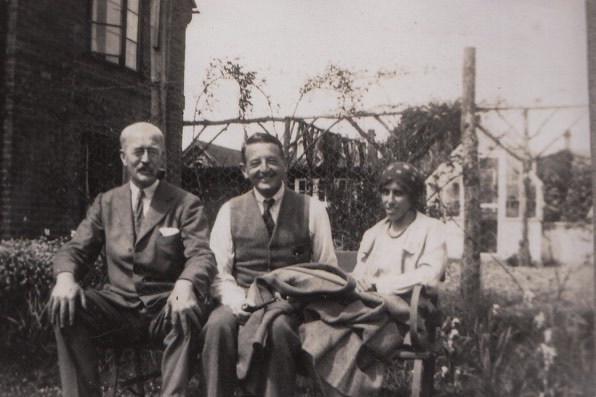 Peter O'Connor with Archibald and Mary May