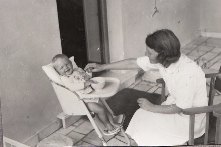 Peter with Nanny Alkins